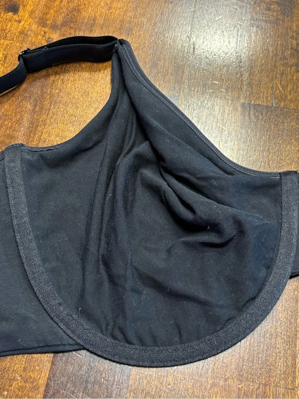Fruit of the Loom Women’s Cotton Extreme Comfort Black Underwire Bra Size XXL